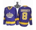 nhl jerseys los angeles kings #8 doughty purple[2014 Stanley cup champions]