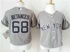 Yankees #68 Dellin Betances Grey Toddler New Cool Base Jersey