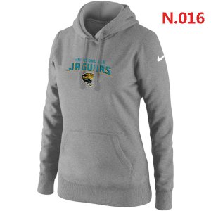 Women NEW Jacksonville Jaguars Heart & Soul Pullover Hoodie Light grey