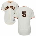 Mens Majestic San Francisco Giants #5 Matt Duffy Cream Flexbase Authentic Collection MLB Jersey