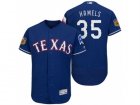Mens Texas Rangers #35 Cole Hamels 2017 Spring Training Flex Base Authentic Collection Stitched Baseball Jersey
