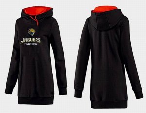 Women Jacksonville Jaguars Logo Pullover Hoodie-069