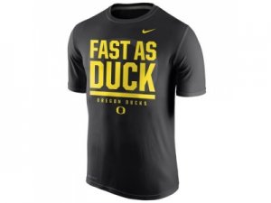 Oregon Ducks Nike Local Verbiage Fast As Duck Dri-FIT T-Shirt Black