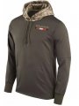 Chicago Bears Nike Salute to Service Sideline Therma Pullover Hoodie Olive