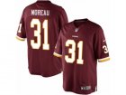 Mens Nike Washington Redskins #31 Fabian Moreau Limited Burgundy Red Team Color NFL Jersey