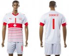 Switzerland #1 Sommer Away Soccer Country Jersey