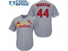 Youth St.Louis Cardinals #44 Trevor Rosenthal Grey Cool Base Stitched MLB Jersey