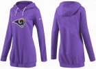 Women St. Louis Rams Logo Pullover Hoodie-005