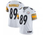 Mens Nike Pittsburgh Steelers #89 Vance McDonald White Vapor Untouchable Limited Player NFL Jersey