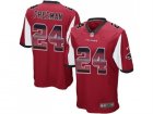 Nike Atlanta Falcons #24 Devonta Freeman Red Team Color Mens Stitched NFL Limited Strobe Jersey