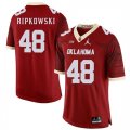 Oklahoma Sooners #48 Aaron Ripkowski Red 47 Game Winning Streak College Football Jersey