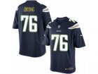 Mens Nike Los Angeles Chargers #76 Russell Okung Limited Navy Blue Team Color NFL Jersey