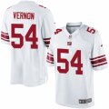 Men's Nike New York Giants #54 Olivier Vernon Limited White NFL Jersey