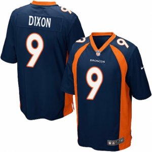 Men\'s Nike Denver Broncos #9 Riley Dixon Game Navy Blue Alternate NFL Jersey