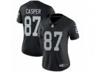 Women Nike Oakland Raiders #87 Dave Casper Vapor Untouchable Limited Black Team Color NFL Jersey
