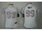 Nike NFL Houston Texans #83 Walter grey jerseys[Elite shadow]