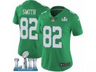 Women Nike Philadelphia Eagles #82 Torrey Smith Limited Green Rush Vapor Untouchable Super Bowl LII NFL Jersey