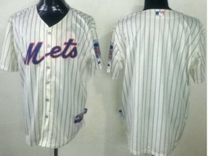 MLB New York Mets Blank Cream Jerseys