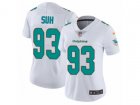Women Nike Miami Dolphins #93 Ndamukong Suh Vapor Untouchable Limited White NFL Jersey