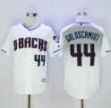 Arizona Diamondbacks #44 Paul Goldschmidt White-Capri New Cool Base Stitched Baseball Jersey