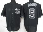 mlb new york yankees #9 maris black fashion