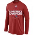 Nike New England Patriots Long Sleeve 2014 T-Shirt red