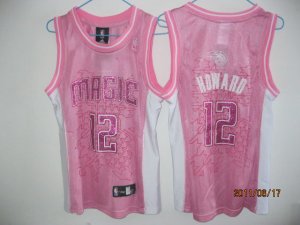 women nba orlando magic #12 howard pink