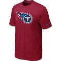 Nike Tennessee Titans Sideline Legend Authentic Logo T-Shirt Red