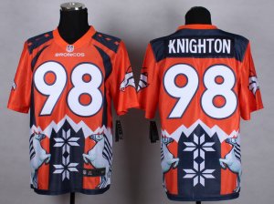 Nike Denver Broncos #98 knighton Jerseys(Style Noble Fashion Elite)