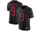 Mens Nike San Francisco 49ers #9 Robbie Gould Vapor Untouchable Limited Black NFL Jersey