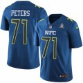 Mens Nike Philadelphia Eagles #71 Jason Peters Limited Blue 2017 Pro Bowl NFL Jersey