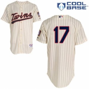 Men\'s Majestic Minnesota Twins #17 Jose Berrios Authentic Cream Alternate Cool Base MLB Jersey