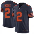 Men's Chicago Bears #2 D.J. Moore Navy Blue Vapor Untouchable Stitched Football Jersey