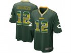 Nike Green Bay Packers #12 Aaron Rodgers Green Team Color Mens Stitched NFL Limited Strobe Jersey