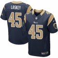 Mens Nike Los Angeles Rams #45 Zach Laskey Elite Navy Blue Team Color NFL Jersey