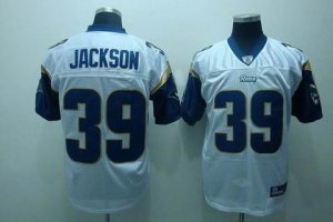 nfl st louis rams #39 jackson white