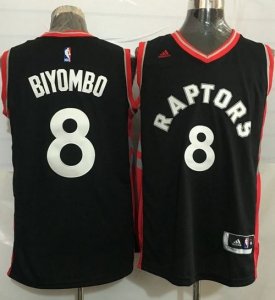 Toronto Raptors #8 Bismack Biyombo Black Stitched NBA Jersey