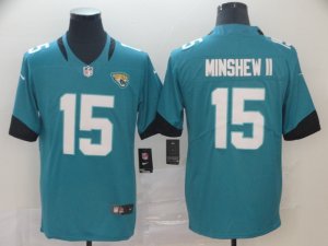 Nike Jaguars #15 Gardner Minshew II Teal Vapor Untouchable Limited Jersey