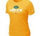 Women New York Jets Yellow T-Shirt