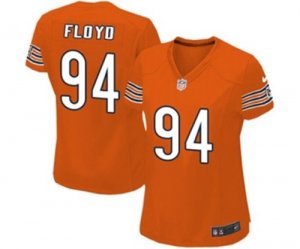 Womens Nike Chicago Bears #94 Leonard Floyd Game Orange Alternate NFL Jersey