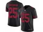 Youth Nike San Francisco 49ers #25 Richard Sherman Black Stitched NFL Limited Rush Jersey