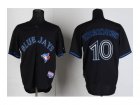 mlb jerseys toronto blue jays #10 encarnacion black[fashion]