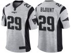 Nike New England Patriots #29 LeGarrette Blount 2016 Gridiron Gray II Mens NFL Limited Jersey