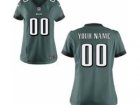 Women's Nike Philadelphia Eagles Customized Game Team green Jerseys