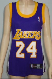 women nba los angeles Lakers #24 kobe bryant purple