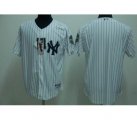 New York Yankees BLANK 2009 world series patchs white