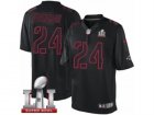 Mens Nike Atlanta Falcons #24 Devonta Freeman Limited Black Impact Super Bowl LI 51 NFL Jersey