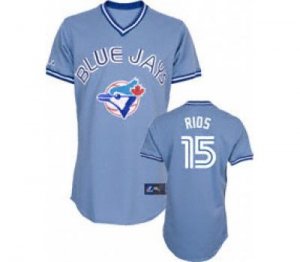 mlb toronto blue Jays alexis rios #15 blue