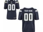 Men's Nike San Diego Chargers Customized Elite Team Color Jerseys