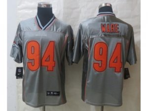 Nike Denver Broncos #94 Ware grey Jerseys(Vapor Elite)